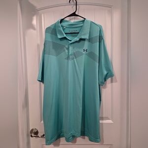 Under Armour Men's Aqua Polo Shirt